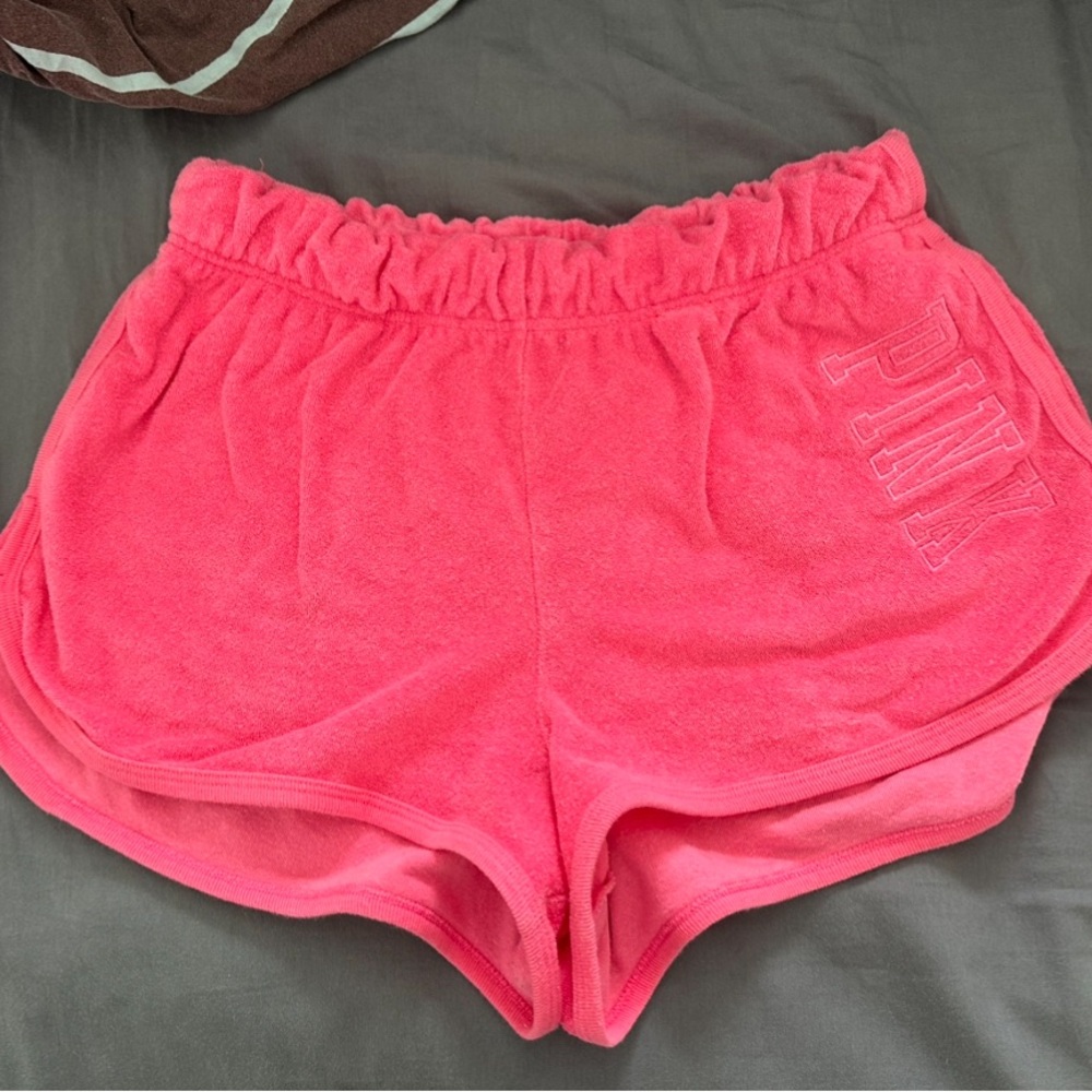 Victoria’s Secret PINK hot fluorescent neon booty shorts size 6 medium